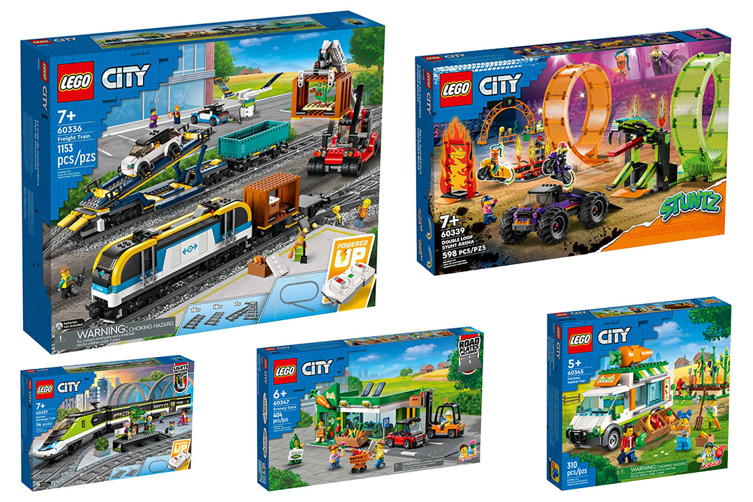 LEGO City přináší 17 nových stavebnic, těšit se můžeme na nový vlak nebo nádraží