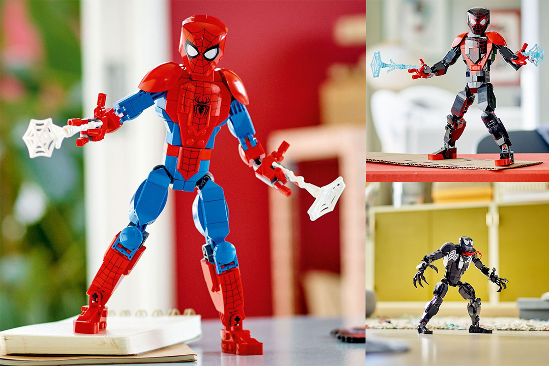 LEGO Spider-Man sestavitelné figurky jdou do akce!