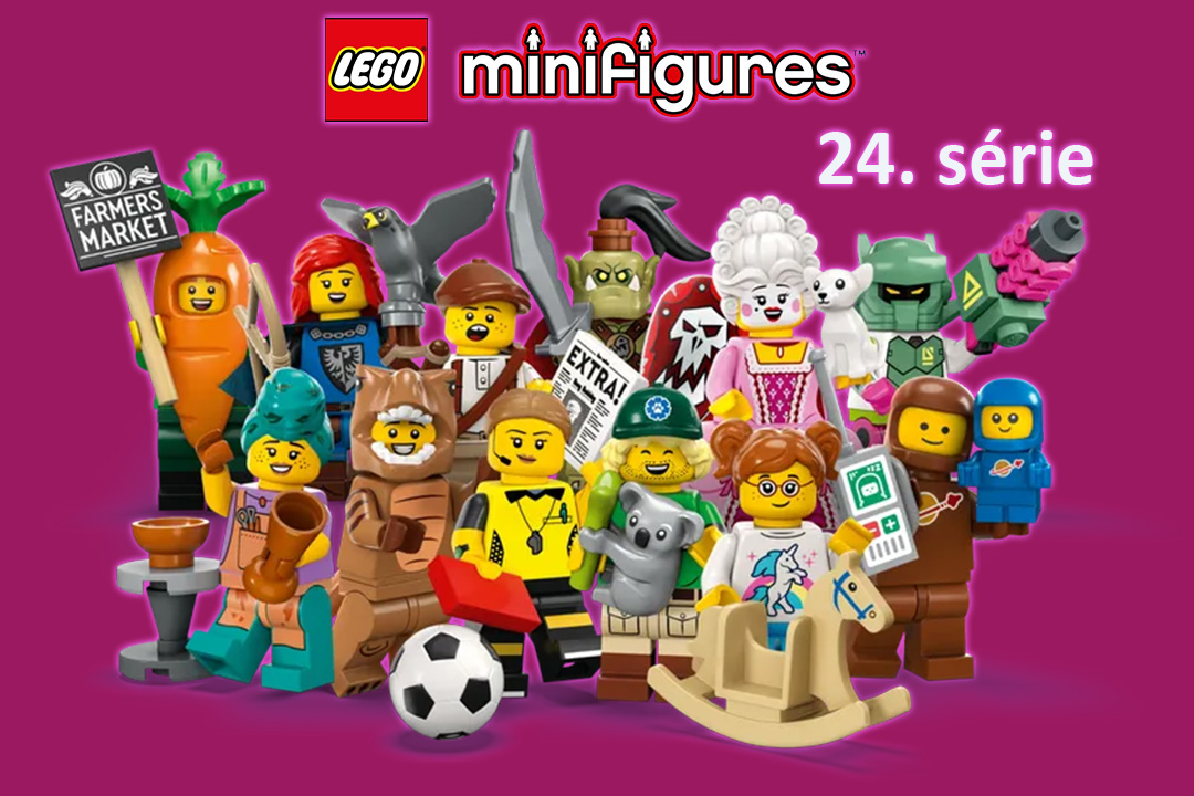 Minifigurky LEGO® – 24. série vyjdou již v lednu!