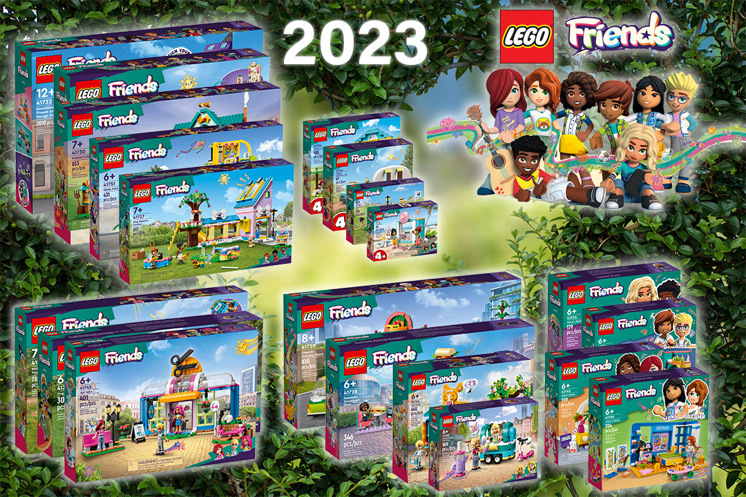 Nové LEGO Friends 2023 sety | oficiální obrázky