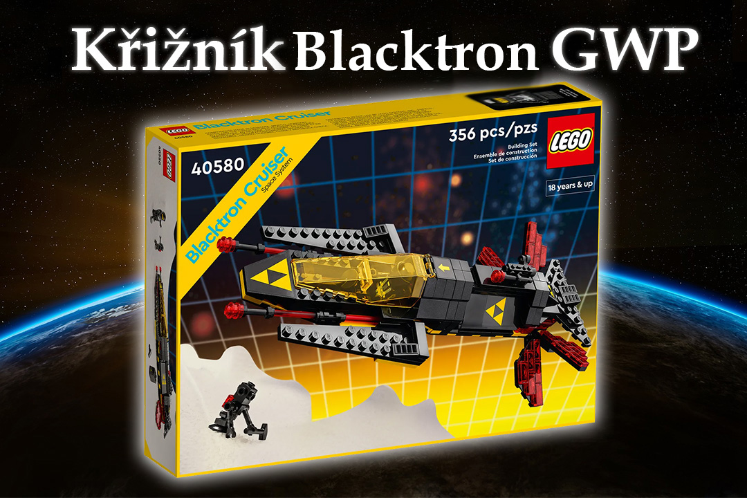LEGO 40580 Křižník Blacktron jako lednový GWP