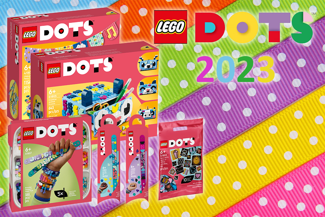 Nové LEGO DOTS 2023 sety | oficiální obrázky