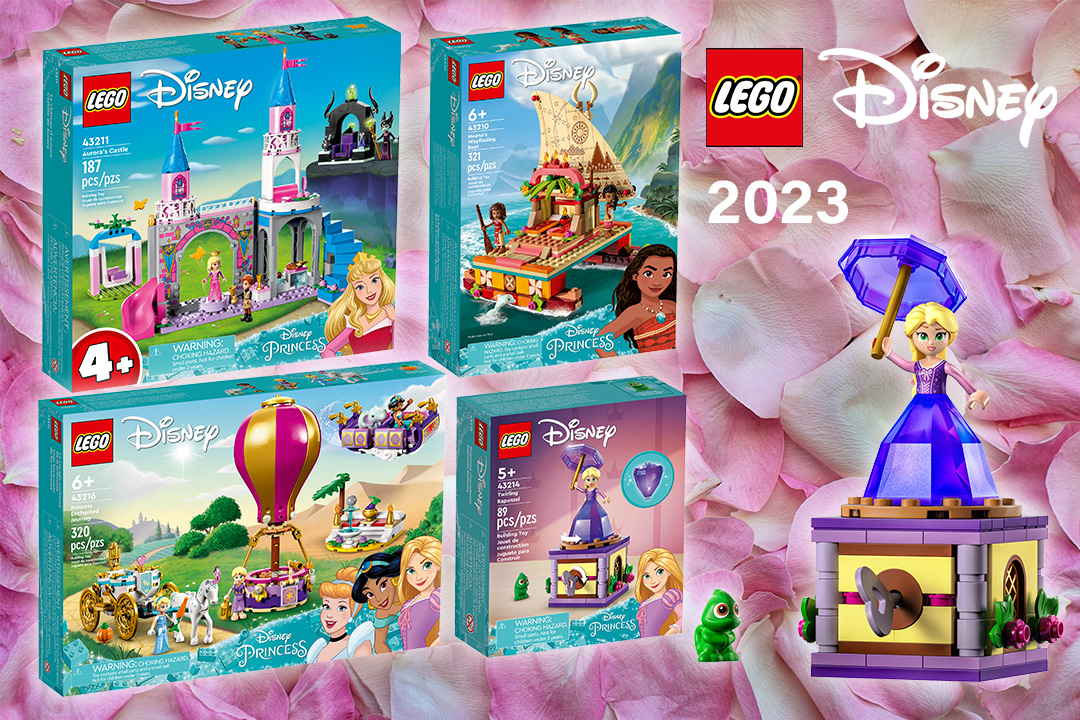 Nové LEGO Disney 2023 sety | oficiální obrázky