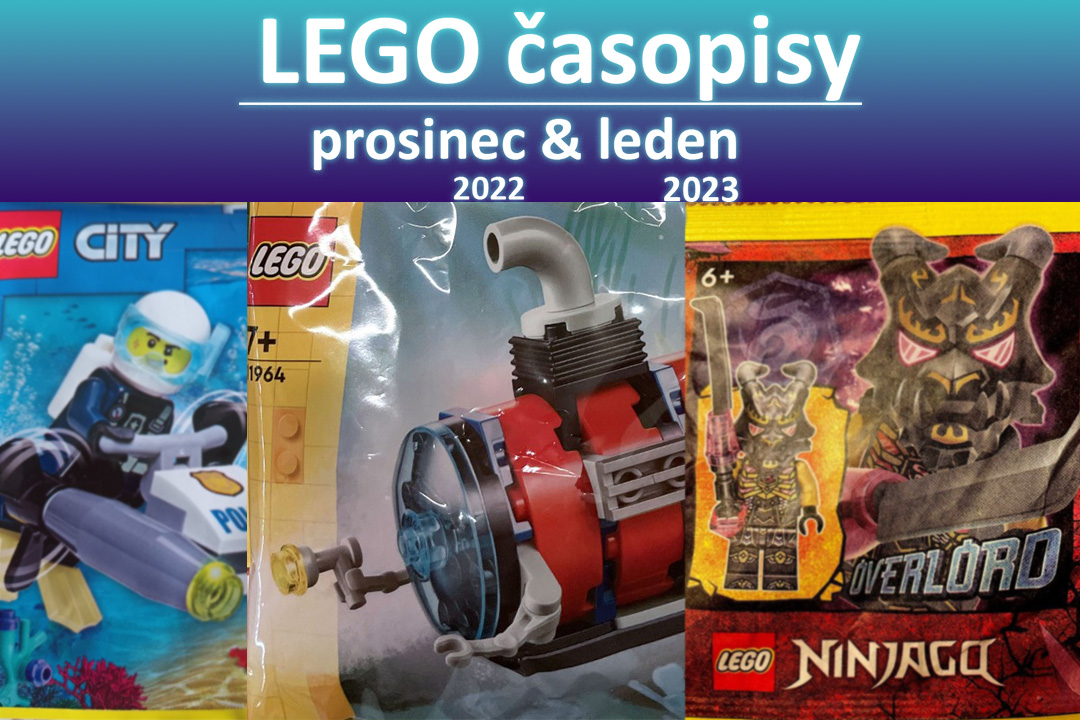 LEGO časopisy | prosinec 2022 & leden 2023