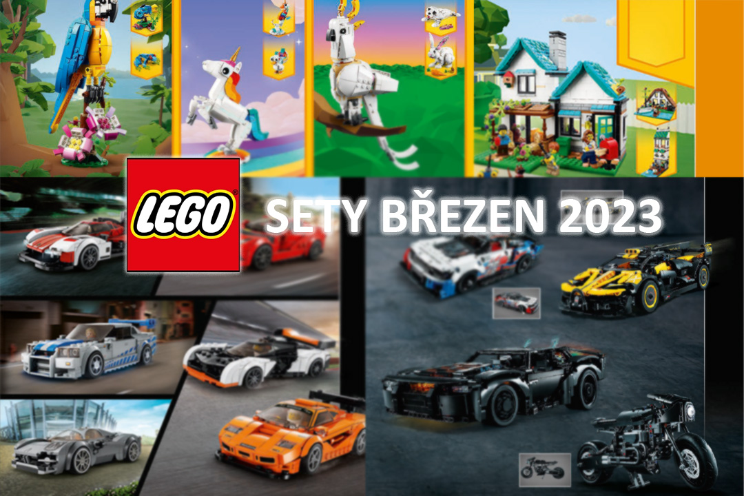 LEGO sety pro březen 2023 odhaleny!