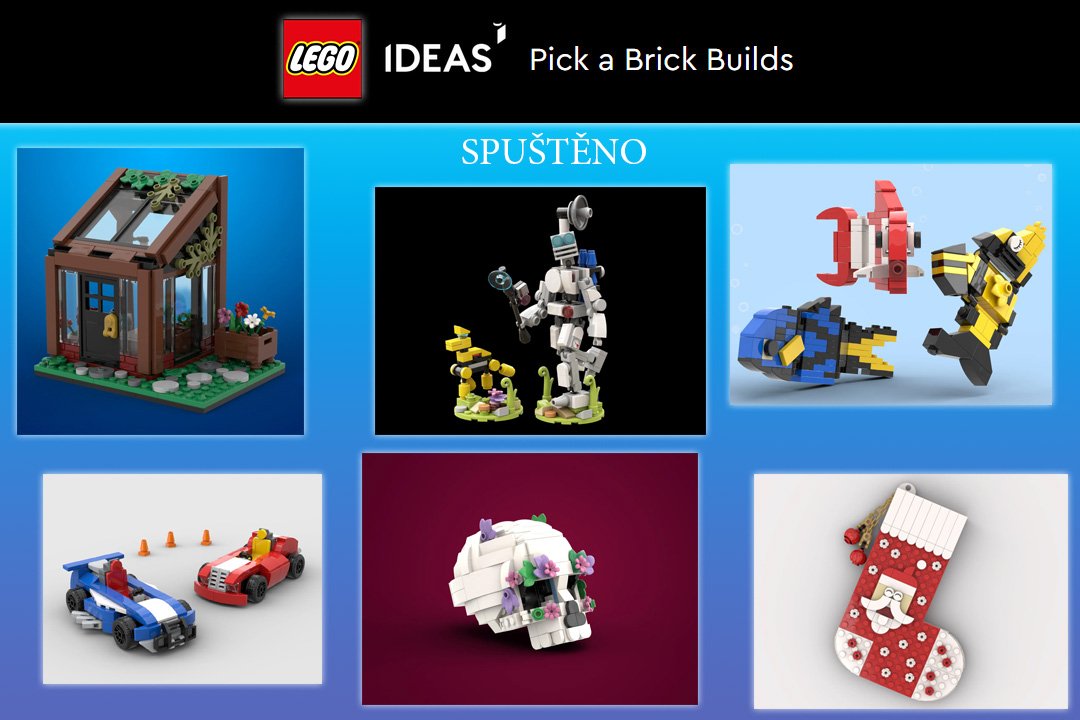 LEGO Pick a Brick Builds beta program spuštěn!