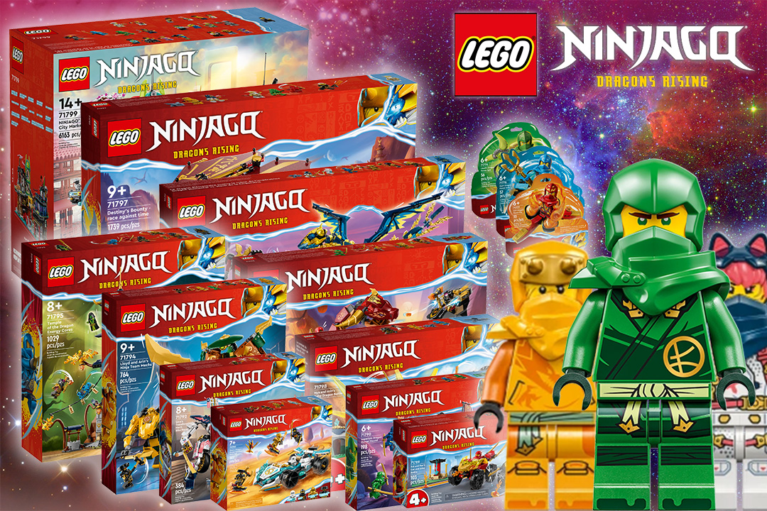 Nové LEGO Ninjago: Dragons Rising sety jsou konečně tu!