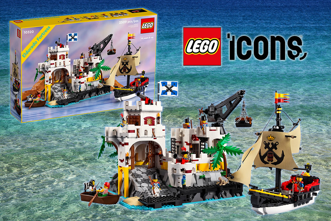 Velký návrat nové LEGO Icons Pevnosti Eldorado!