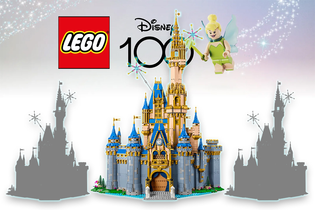 LEGO přináší nový Zámek Disney jako vrchol letošních LEGO & Disney 100 oslav!