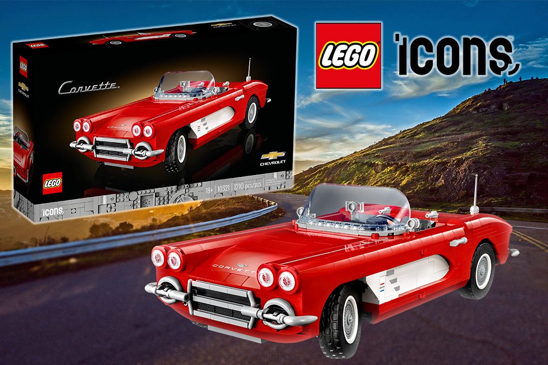 Nový set LEGO Icons Corvette přijíždí v letní sezóně!