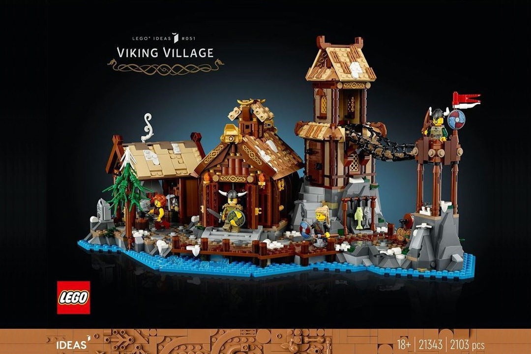První obrázky LEGO IDEAS 21343 Vikingská vesnice!