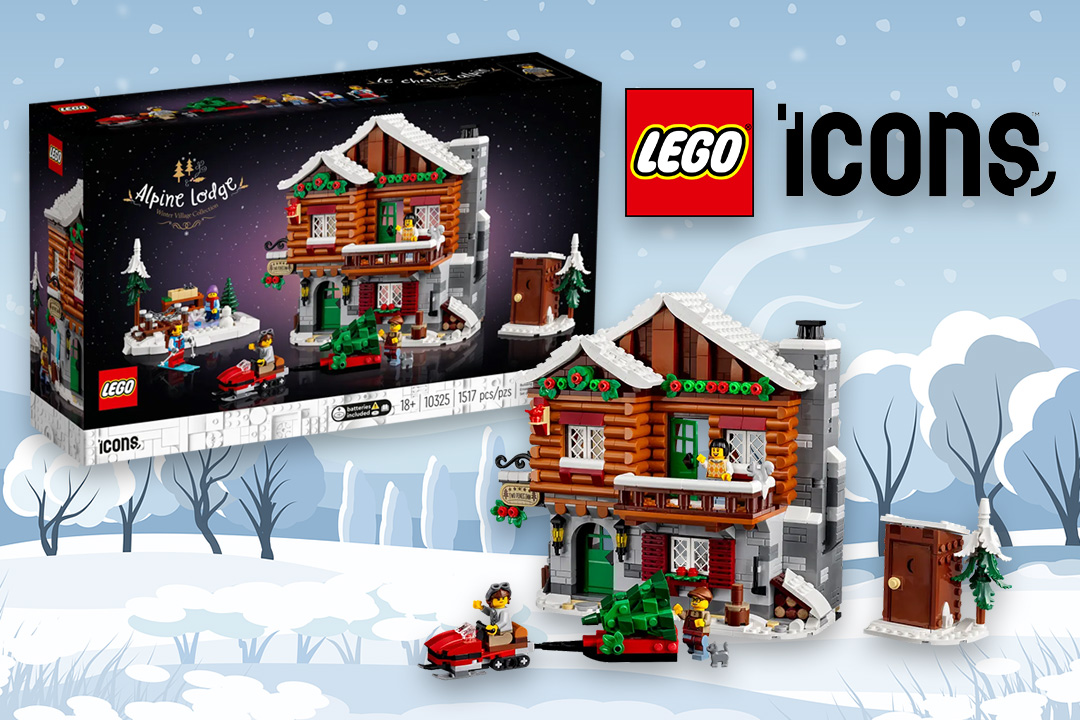 LEGO 10325 Chata v Alpách jako nová součást Winter Village kolekce!