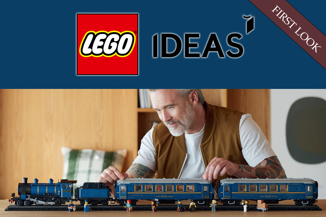 První pohled na LEGO Ideas 21344 Orient Express!