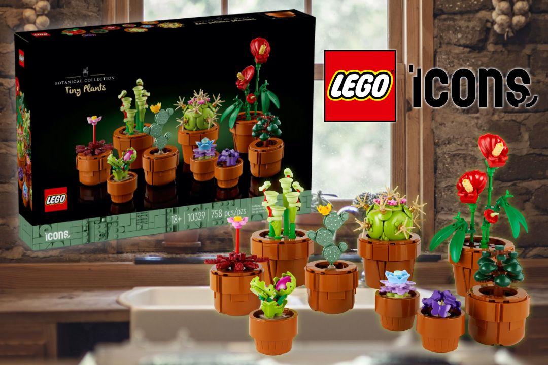 LEGO představuje nové dekorační Miniaturní rostliny