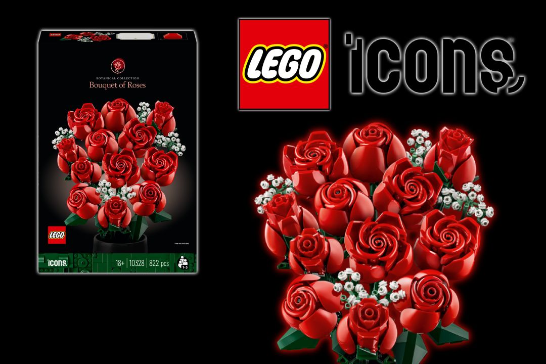 LEGO Icons 10328 Kytice růží - vychází v lednu!