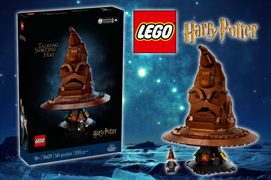 LEGO 76429 Mluvící Moudrý klobouk vám poví, do které koleje patříte