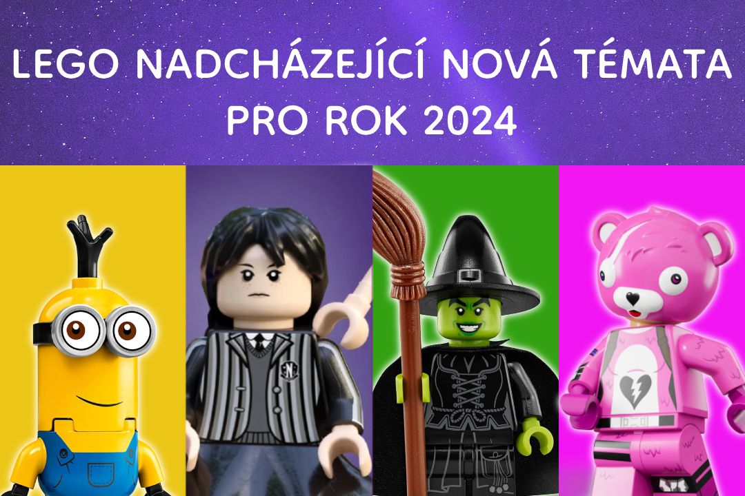 LEGO chystané nové řady pro rok 2024