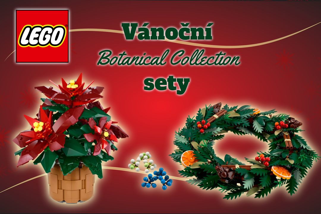 Vánoční LEGO Botanical Collection sety jsou tu!