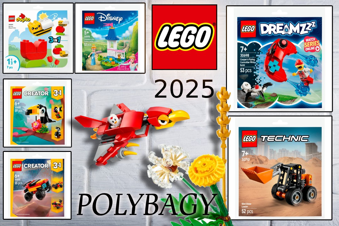 Nové LEGO polybagy pro rok 2025