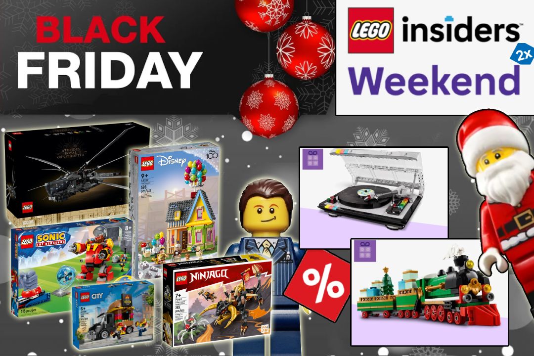Vánoční slevové akce na stavebnice LEGO