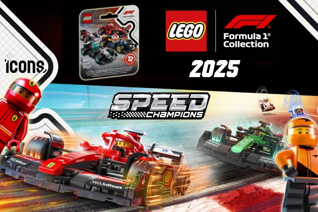 LEGO přináší rok 2025 ve znamení F1