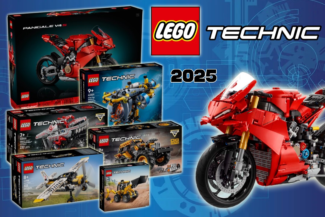 LEGO Technic sety pro rok 2025 - lednová vlna