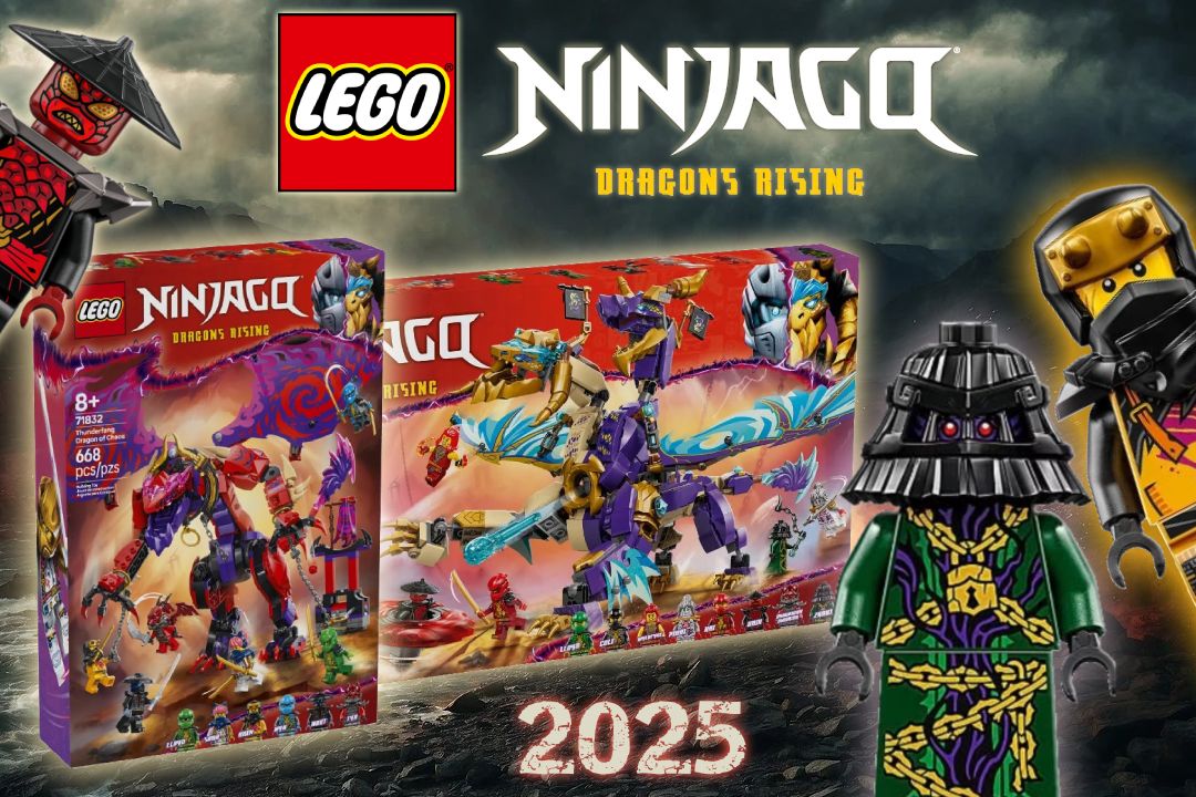 LEGO Ninjago sety pro březen 2025 - souboj draků!