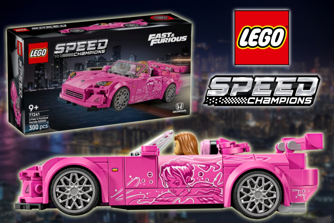 Novinka LEGO Speed Champions: První růžové auto!