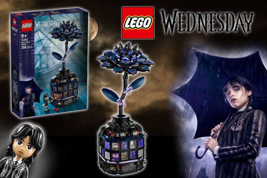 LEGO Wednesday květina vyjde v srpnu
