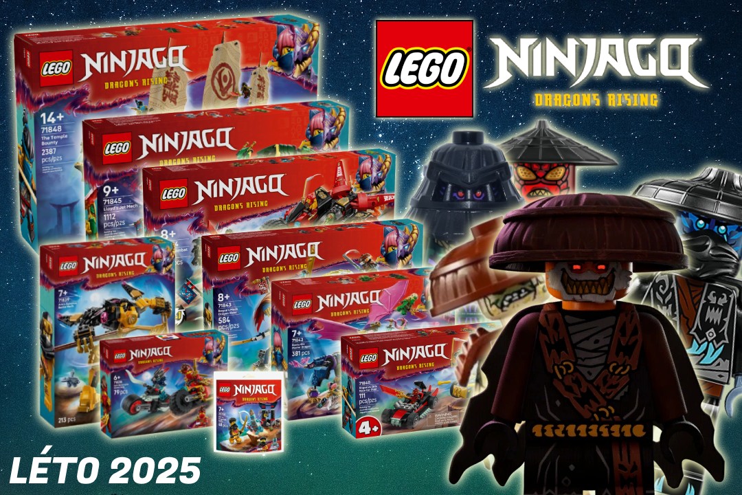 Ninjago DR novinky pro červen 2025 - Zakázaná pětka v plné síle!