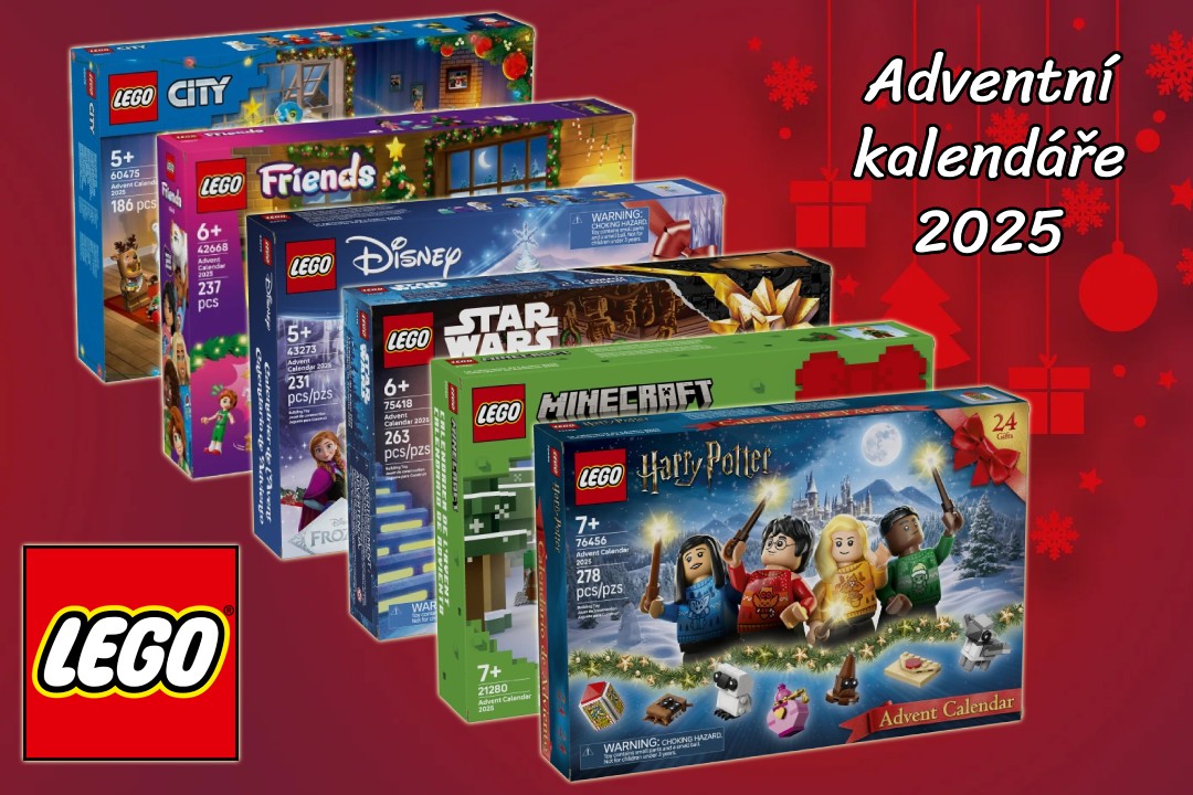 LEGO adventní kalendáře pro rok 2025