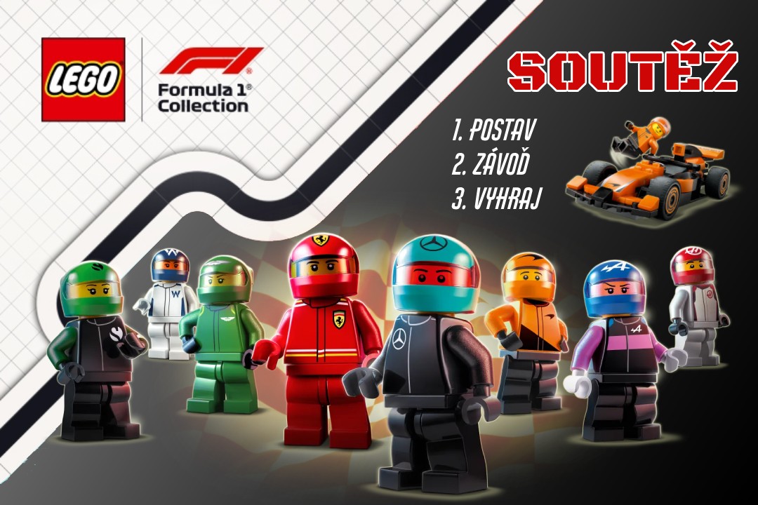 LEGO soutěž plná formulí se rozjela!
