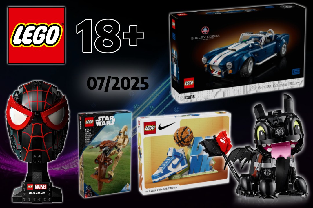 LEGO novinky pro dospělé | červenec 2025