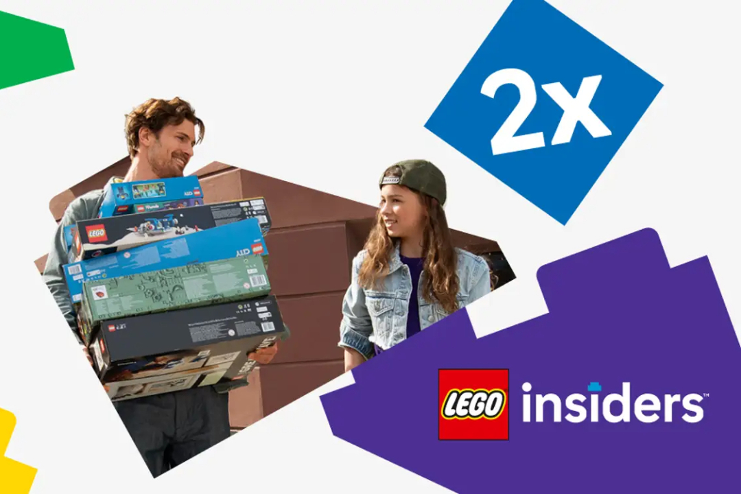 Dvojnásobek Insiders bodů a další plánované slevy na LEGO