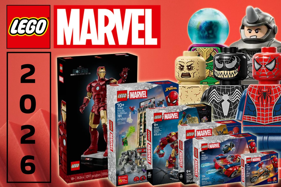 LEGO Marvel 2026 - epické souboje a precizní Iron Man