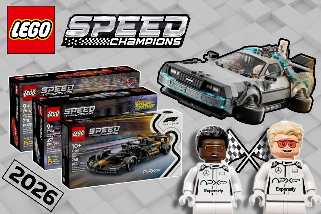 LEGO Speed Champions 2026 (1. část) - rozjezd nových licencí