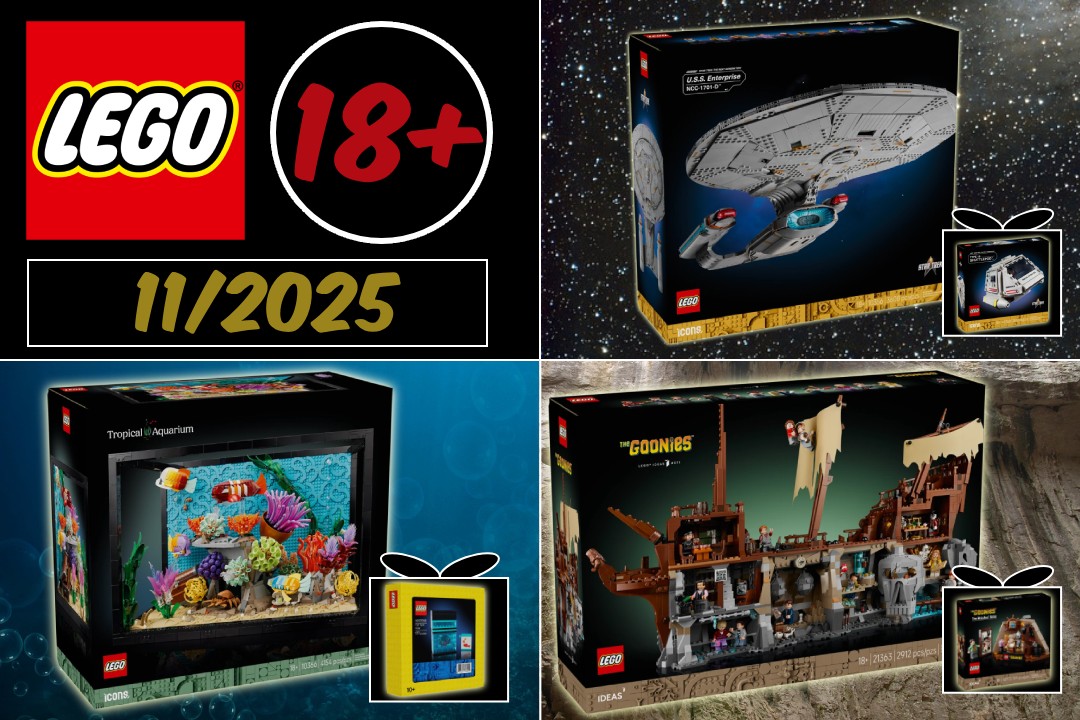 LEGO novinky pro dospělé | listopad 2025