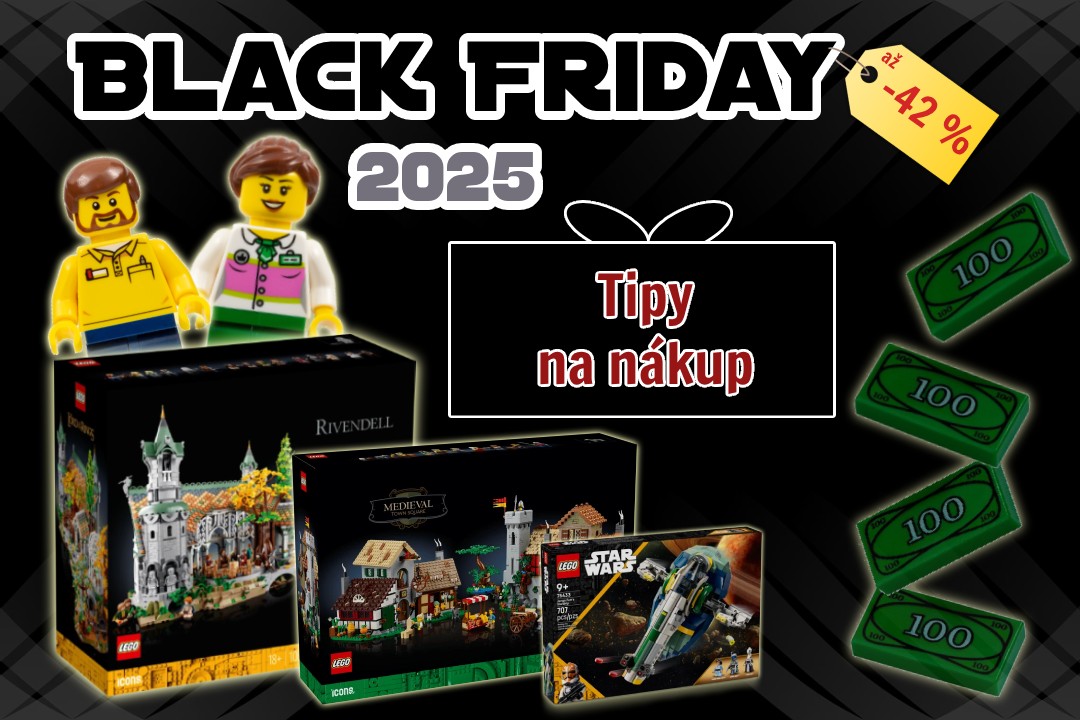 Přehled Black Friday nabídek napříč obchody [LEGO]