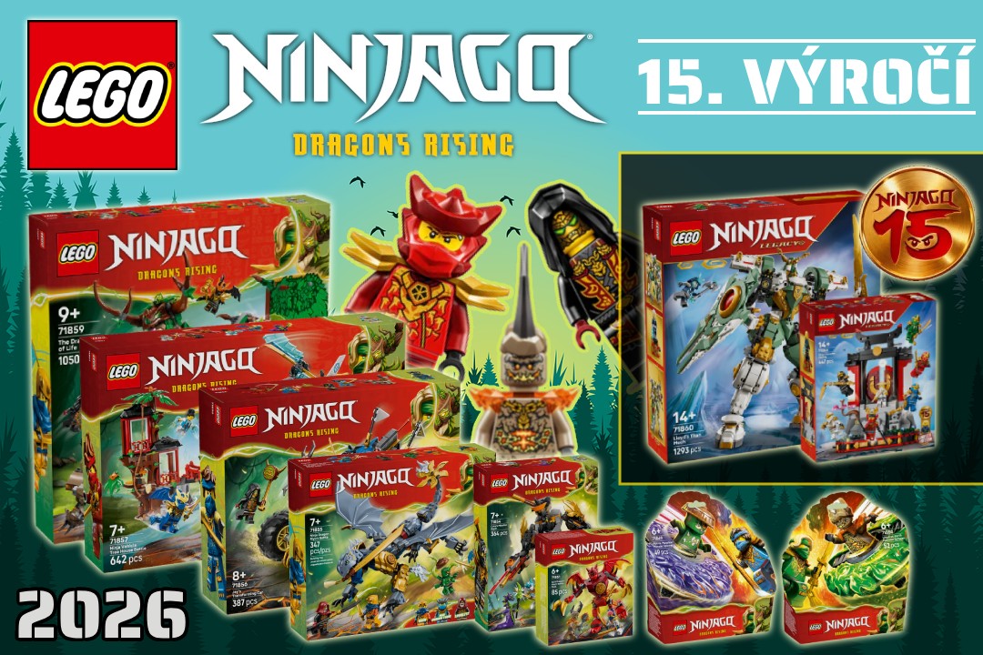 LEGO Ninjago 2026 - oslava 15. výročí!