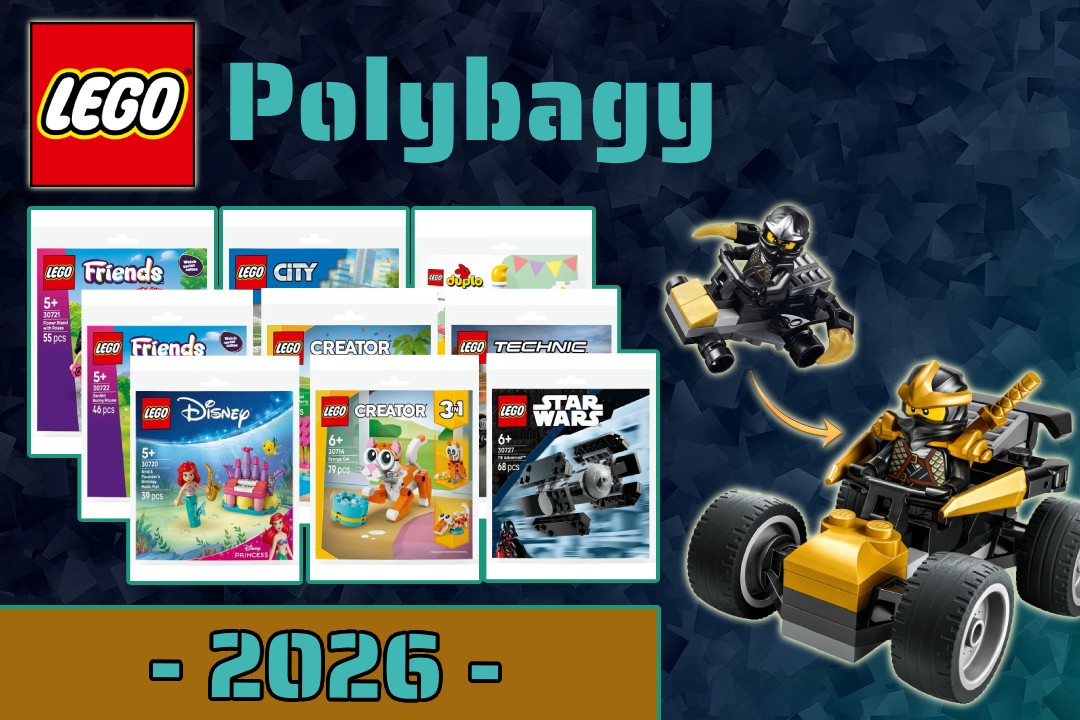 LEGO Polybagy 2026 - 10 malých sáčků