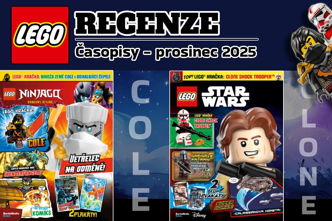 Recenze | LEGO časopisy - Cole a Clone shock trooper