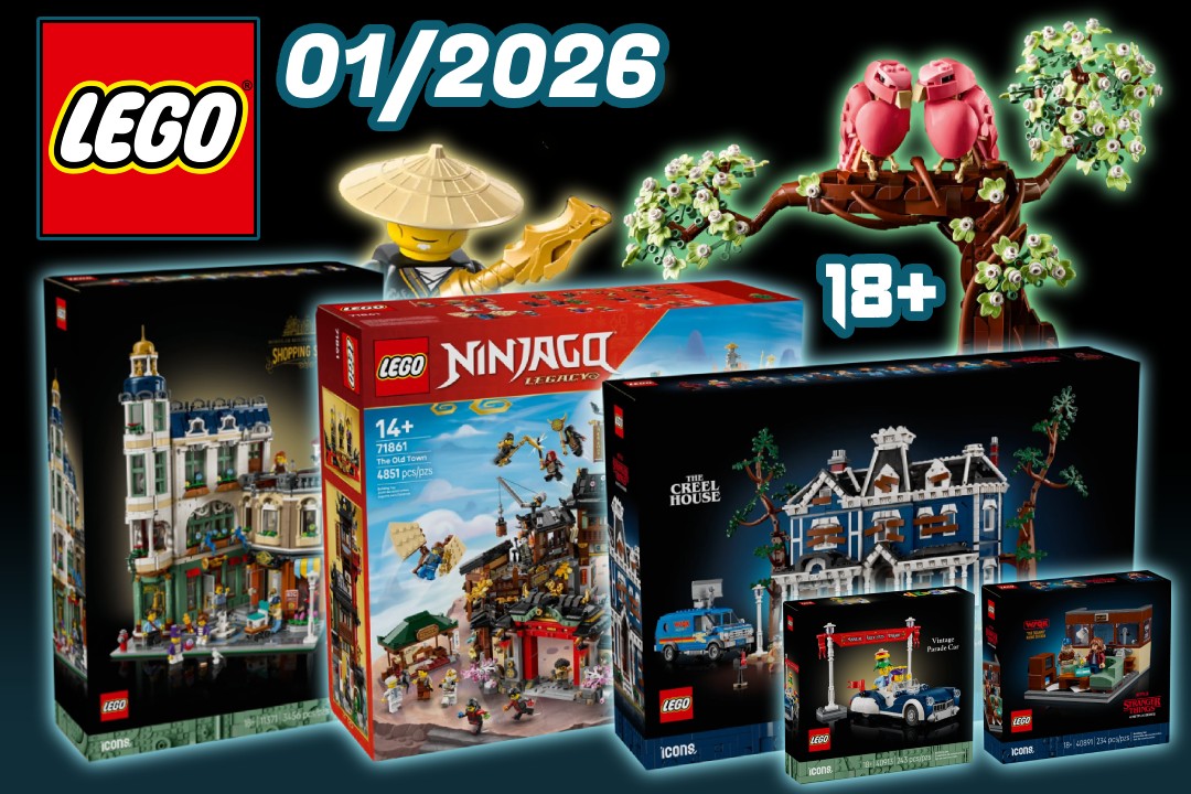 LEGO novinky pro dospělé | leden 2026