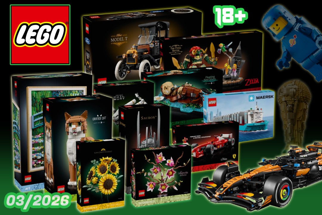 LEGO novinky pro dospělé | březen 2026