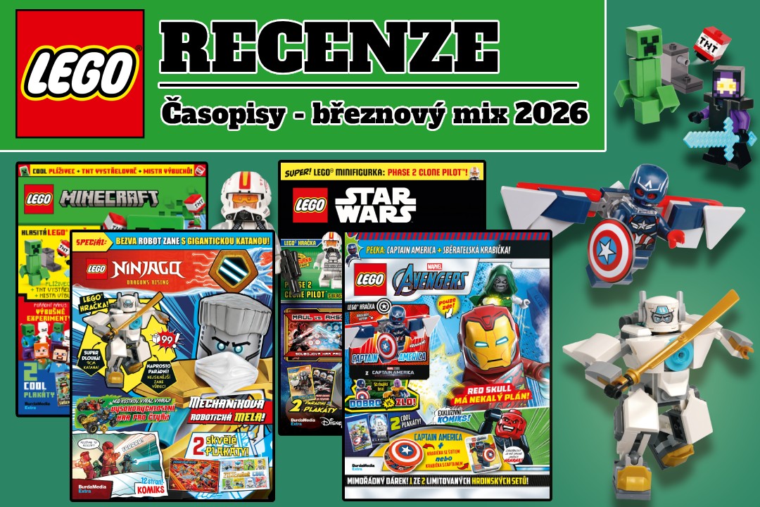 Recenze | Mix LEGO časopisů 3/26