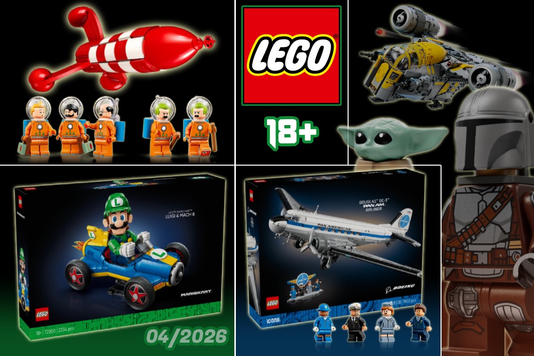 LEGO novinky pro dospělé | duben 2026