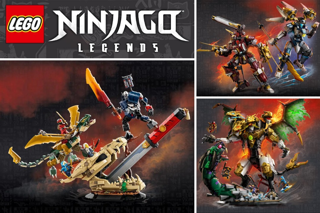 Nová trojice výstavních setů Ninjago Legends je tu!