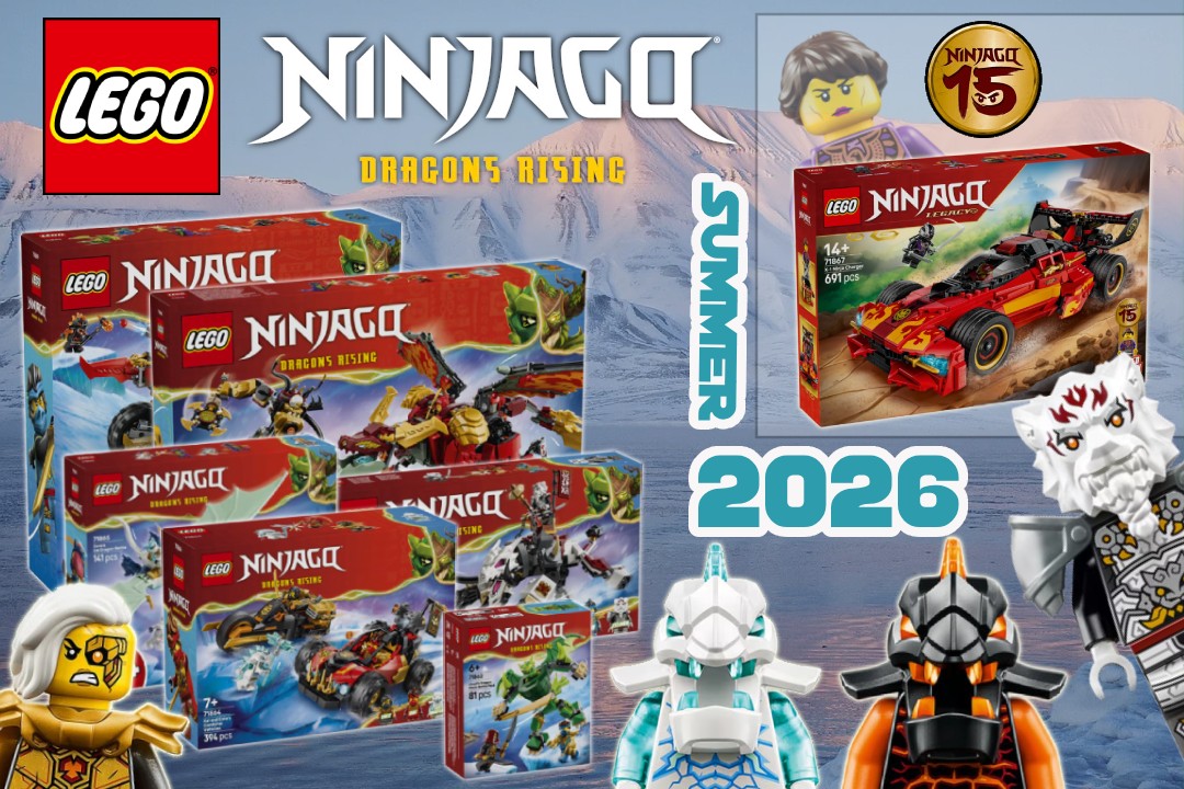 Letní vlna Ninjago setů dorazí s novými živelnými příšerami!