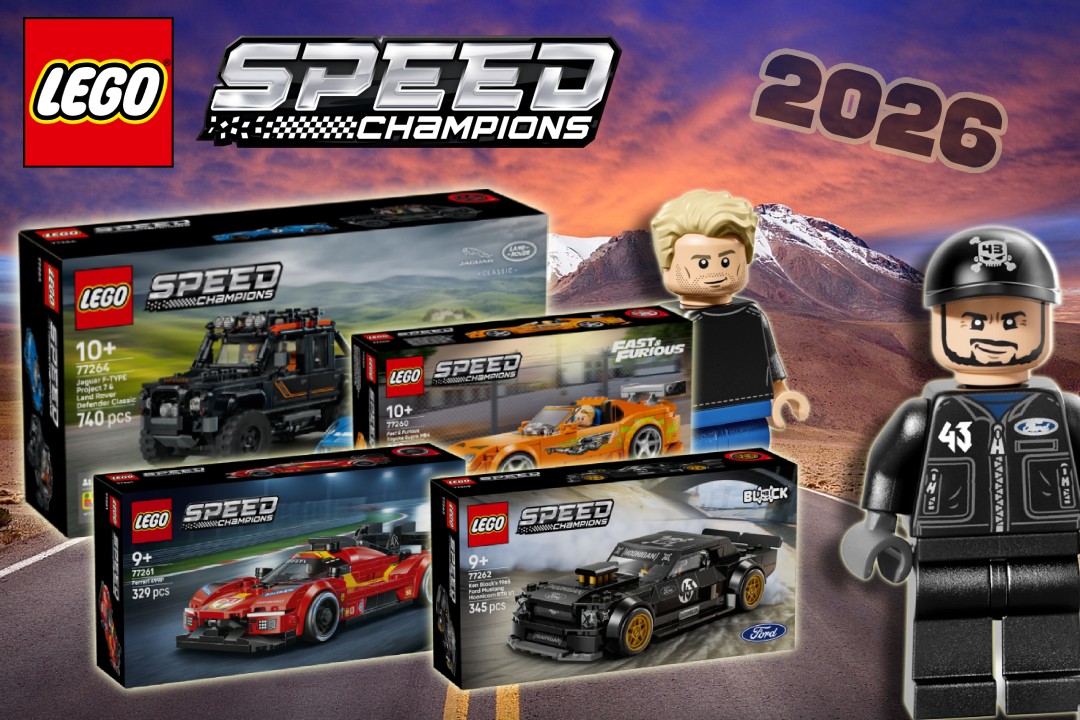 LEGO Speed Champions nabere v létě zběsilou rychlost!