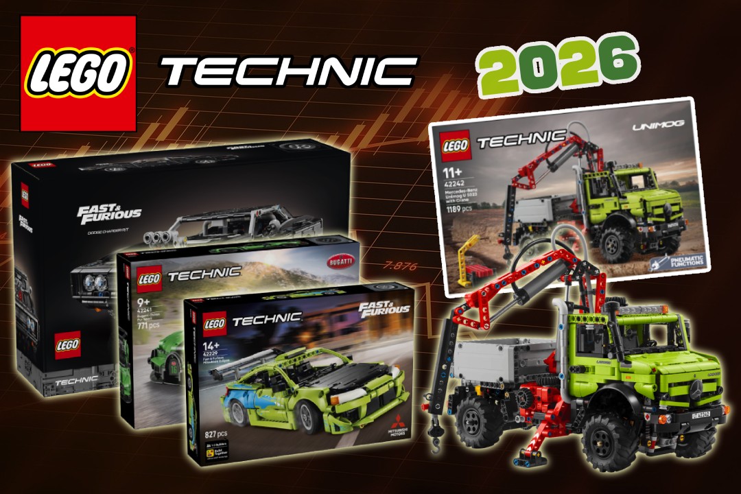 LEGO Technic léto 2026 (3. část) - Rychle a zběsile!