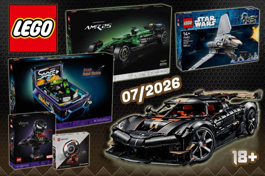 LEGO novinky pro dospělé | červenec 2026